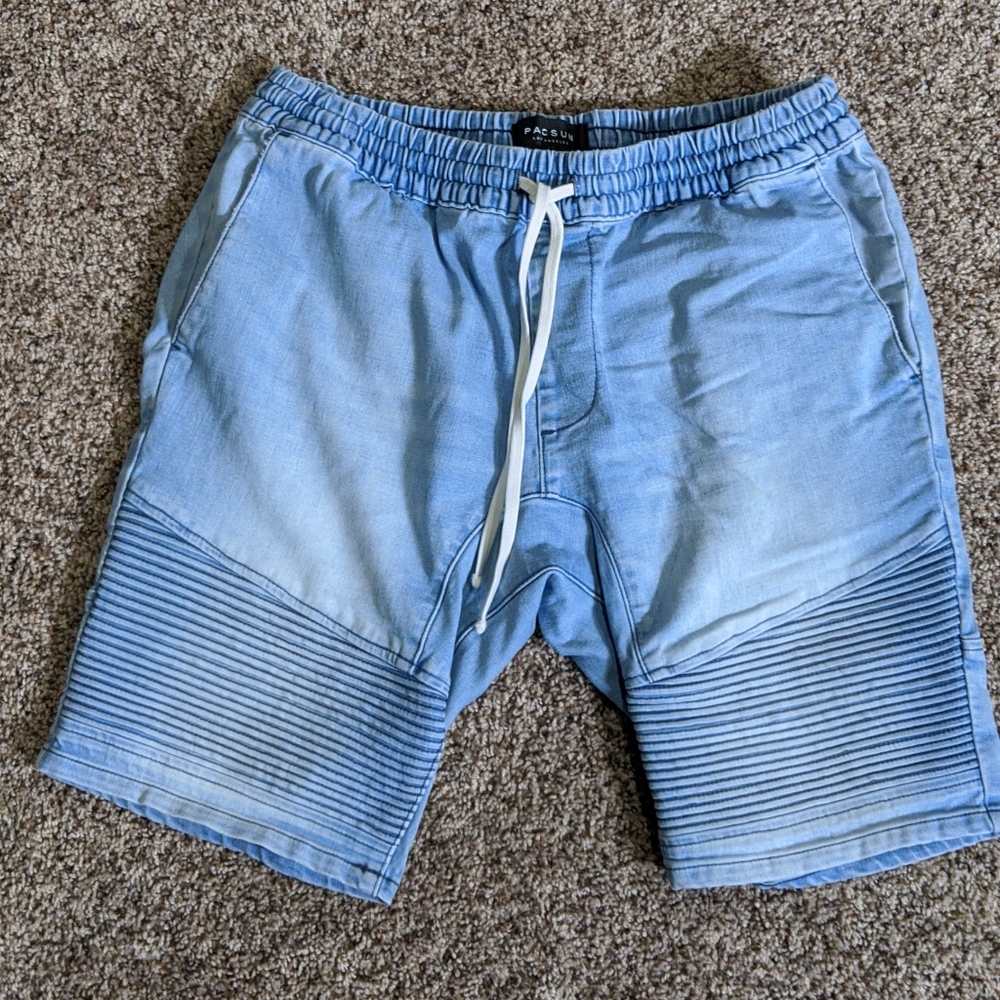 Jogger Denim Shorts